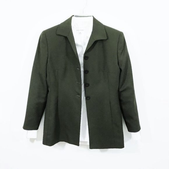 Larry Levine Jackets & Blazers - Olive Green Blazer Larry Levine Lightweight Sz 8P